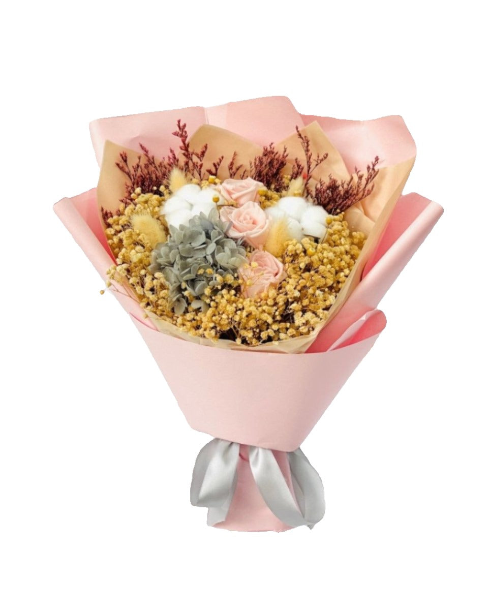 Khloe - Preserved Flower Bouquet - Flower - Standard - Preserved Flowers & Fresh Flower Florist Gift Store