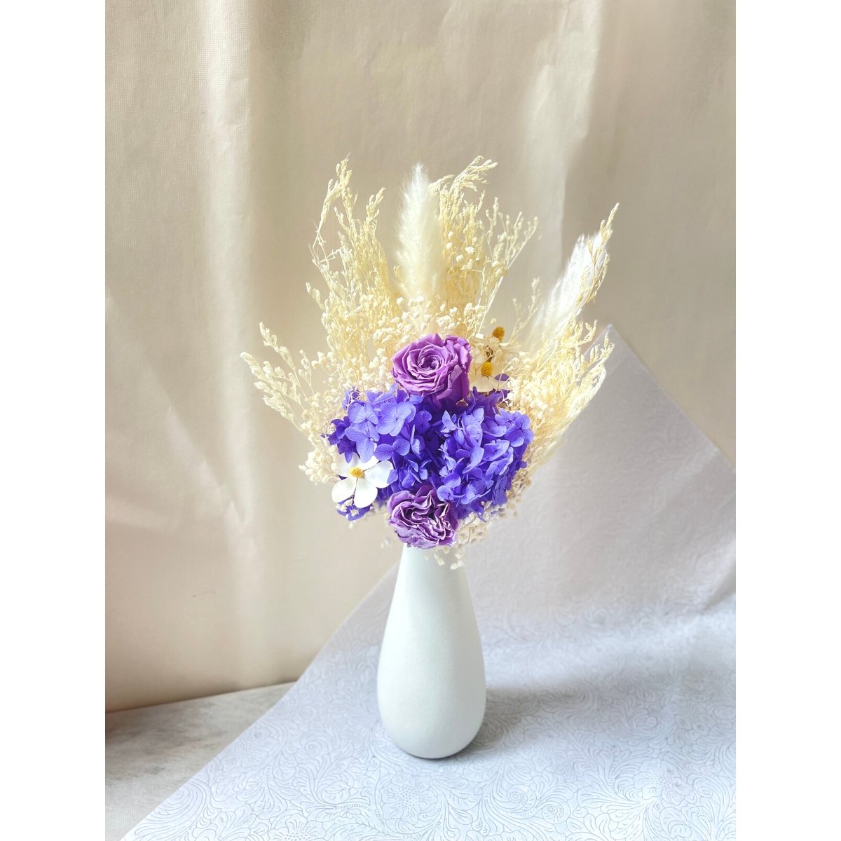 Kiko - きこ Preserved Flower Arrangement - Flower - Purple きこ - Preserved Flowers & Fresh Flower Florist Gift Store