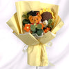 Kuma - Graduation Bear Crochet Flower Bouquet