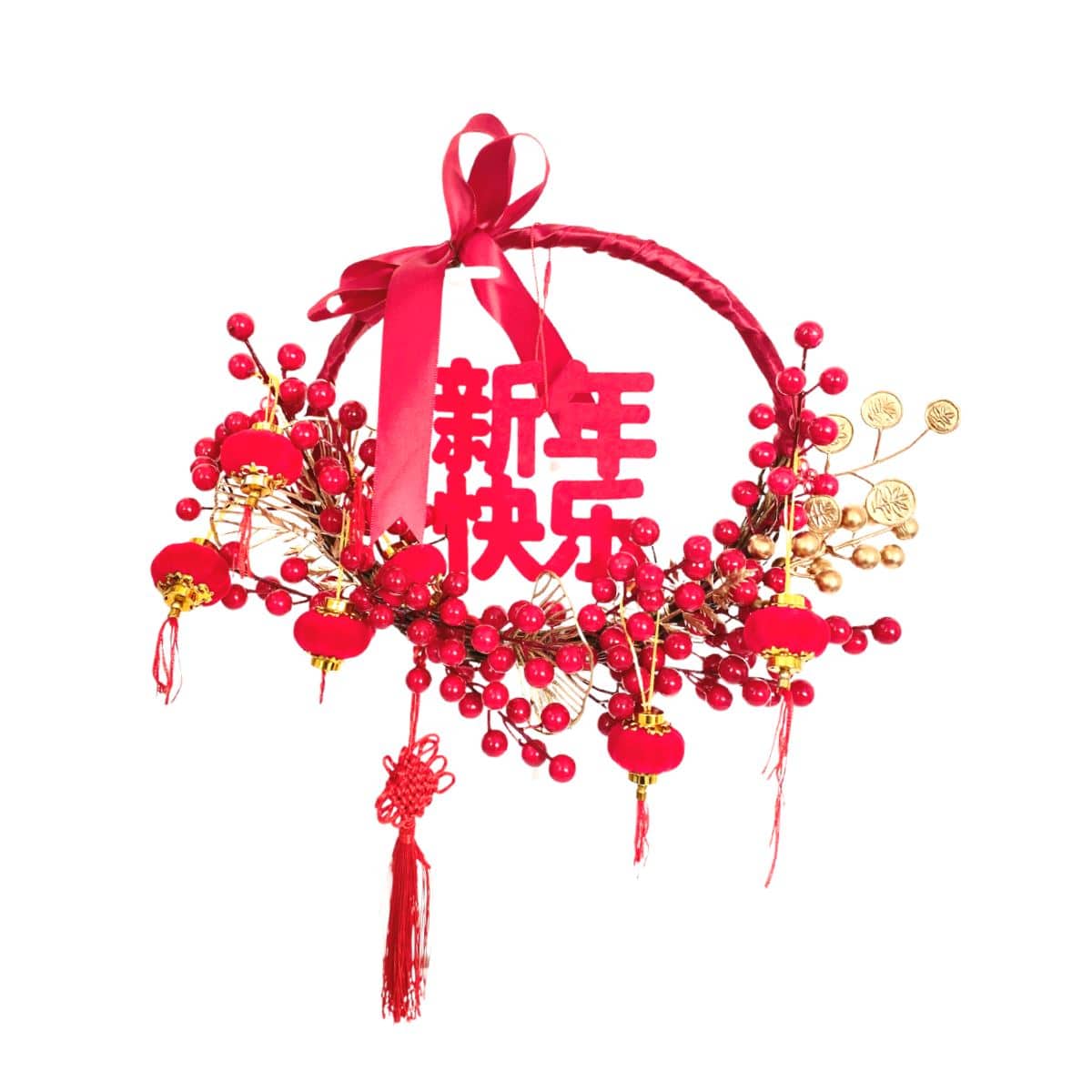 Lunar New Year 2023 Hoop - Flower - Preserved Flowers & Fresh Flower Florist Gift Store