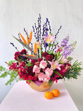Lunar New Year Fresh Flower Arrangement (Live Shopping) - Flower - Prosperity Paradise (70x70cm) - Preserved Flowers & Fresh Flower Florist Gift Store