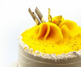 Mango Passionfruit Cake (Only available as an add-on) - Cakes - Preserved Flowers & Fresh Flower Florist Gift Store