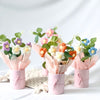 Mini Daisies Crochet in Cone