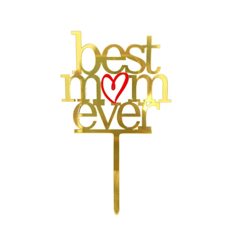 Best Mom Topper Tag - Add Ons - Best Mom Ever - Preserved Flowers & Fresh Flower Florist Gift Store