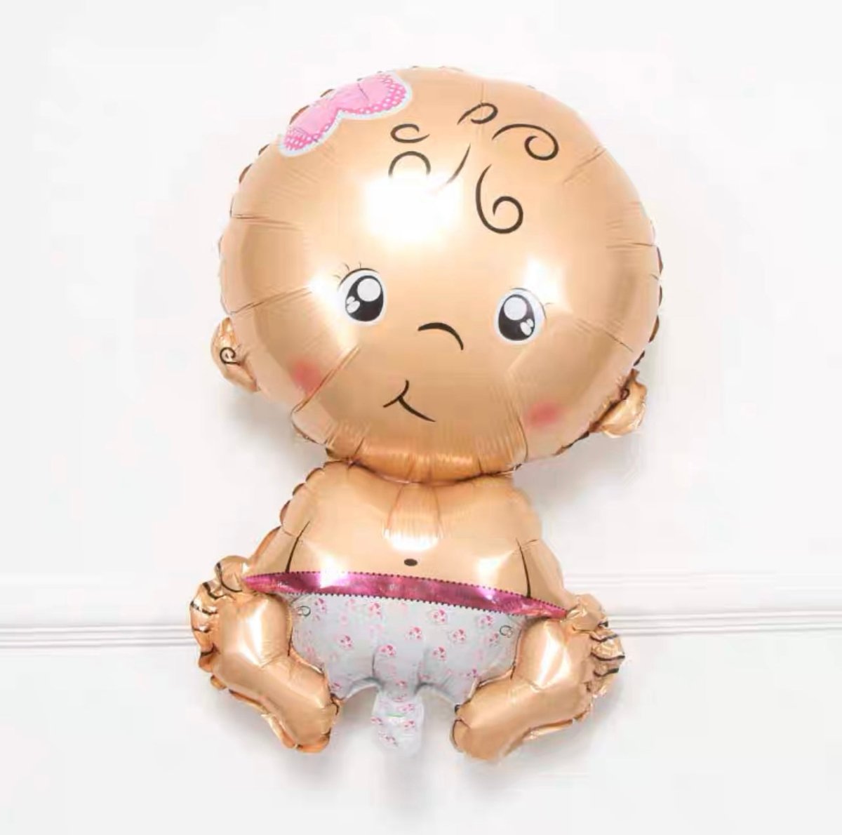 Newborn Baby Foil Balloon - Add Ons - Girl - Preserved Flowers & Fresh Flower Florist Gift Store