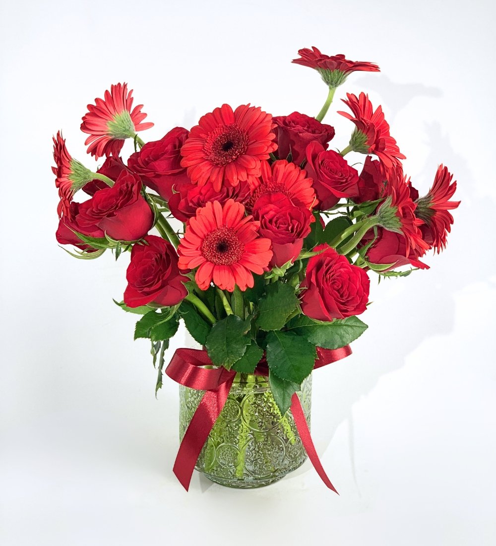 Omakase Seasonal Flower Arrangement (Japan Flowers) - Flower - Red Roses - Preserved Flowers & Fresh Flower Florist Gift Store