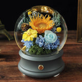 Periwinkle Blow Ball Bluetooth Speaker - Sunflower - Flower - Preserved Flowers & Fresh Flower Florist Gift Store