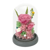 Petite Rosy Preserved Rose Dome - Pink