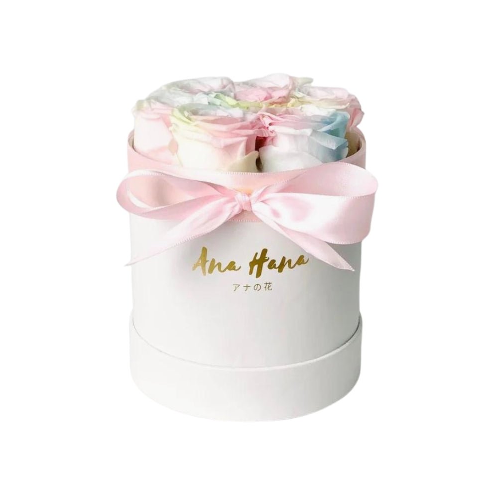 Preserved Rose Bucket Bloom Box バケツバラ - Rainbow Pastel - Flower - Original - Preserved Flowers & Fresh Flower Florist Gift Store