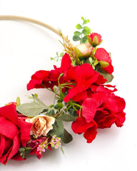 Rosa Lisa Floral Hoop - Flower - Preserved Flowers & Fresh Flower Florist Gift Store