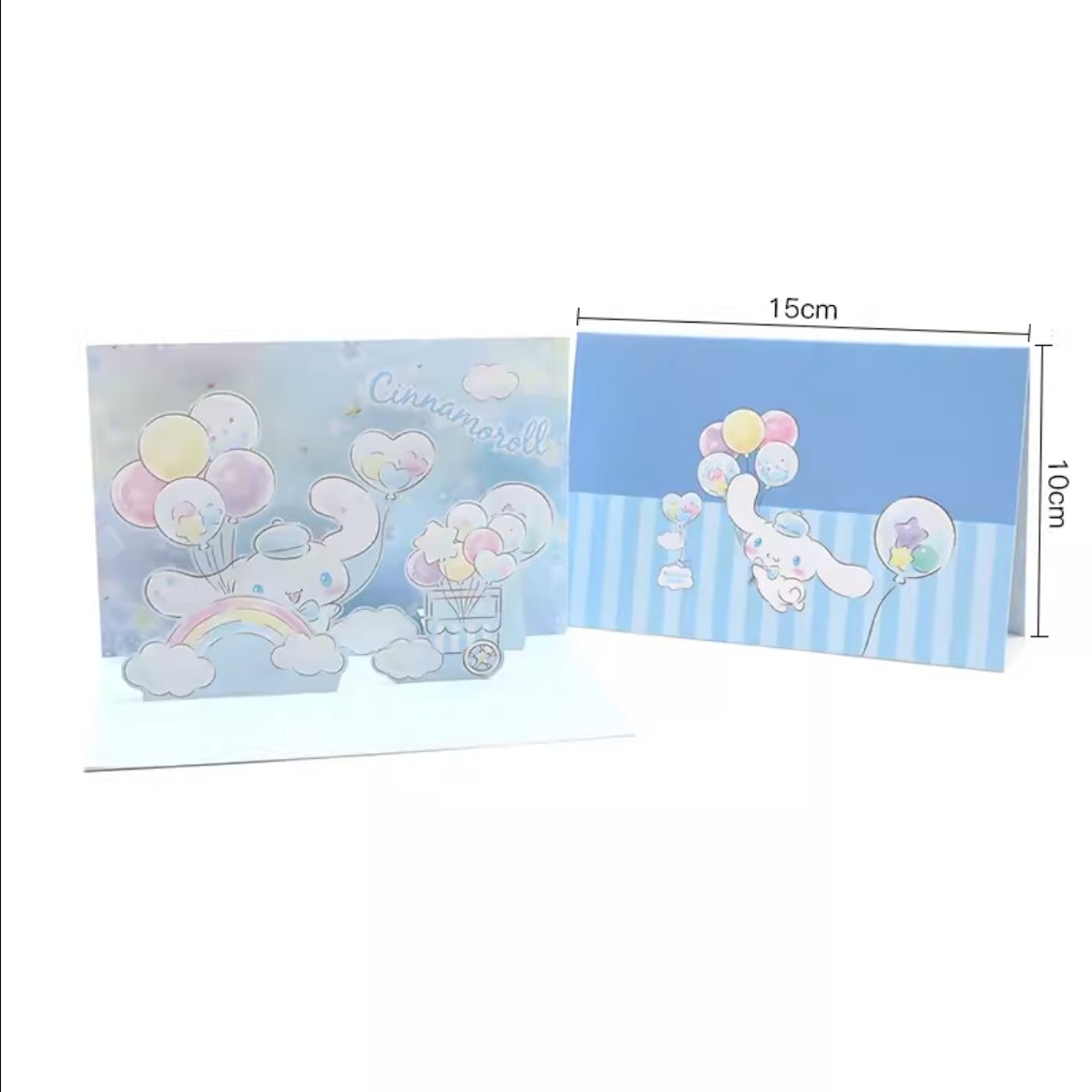 Sanrio Pop Up Card - Add Ons - Cinnamoroll - Preserved Flowers & Fresh Flower Florist Gift Store