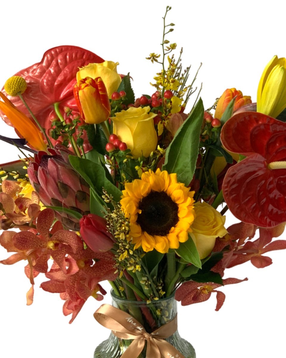 Sun-Kissed Serenity - Flower - Preserved Flowers & Fresh Flower Florist Gift Store