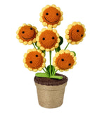 Sunny Crochet Bucket - Flower - Large - Preserved Flowers & Fresh Flower Florist Gift Store