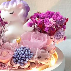 Unicorn Blowball - Magic Purple - Flower - Preserved Flowers & Fresh Flower Florist Gift Store