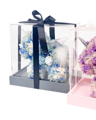 Unicorn Flower Box - Pacific Blue - Flowers - Preserved Flowers & Fresh Flower Florist Gift Store
