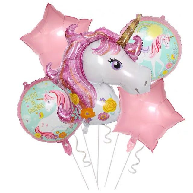 Unicorn Theme Party Foil Balloon - Add Ons - Pink - Preserved Flowers & Fresh Flower Florist Gift Store