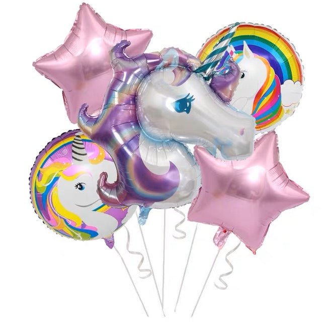 Unicorn Theme Party Foil Balloon - Add Ons - Purple - Preserved Flowers & Fresh Flower Florist Gift Store