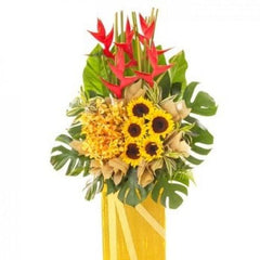 Smile of Sunshine - Congratulatory Flower Stand - Flower - Preserved Flowers & Fresh Flower Florist Gift Store
