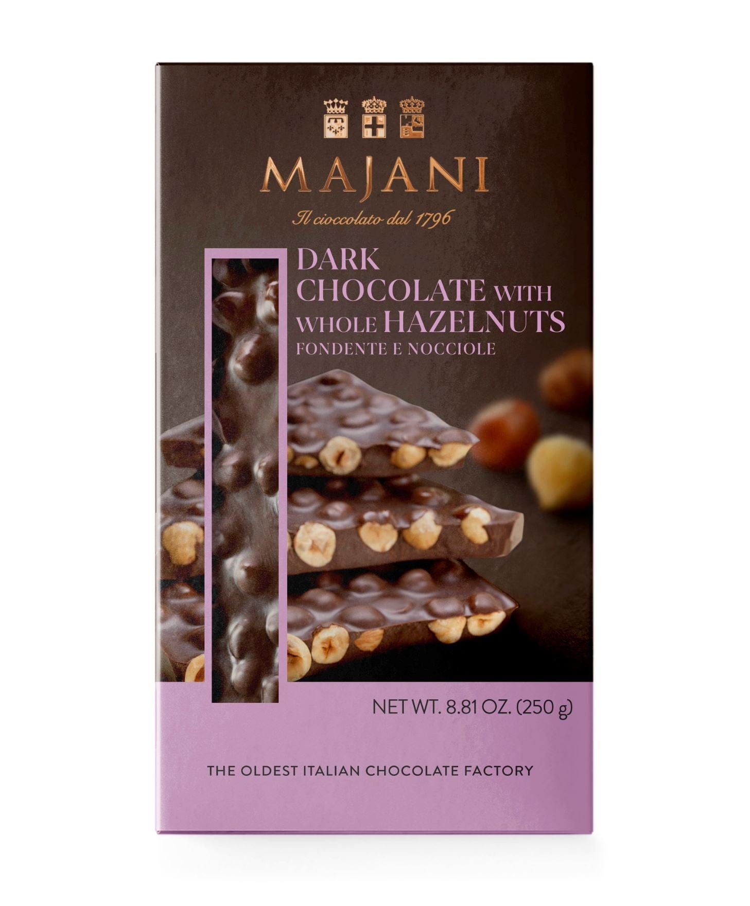 Snap Collection: Dark Chocolate & Whole Hazelnuts 250g (Only available as an add-on) - Candy & Chocolate - Preserved Flowers & Fresh Flower Florist Gift Store