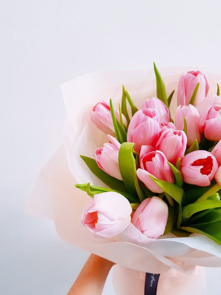 Tulip Bouquet (Seasonal) - Flower - Original - Preserved Flowers & Fresh Flower Florist Gift Store